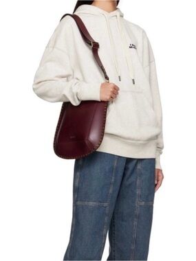 Isabel marant oskan bag burgundy never